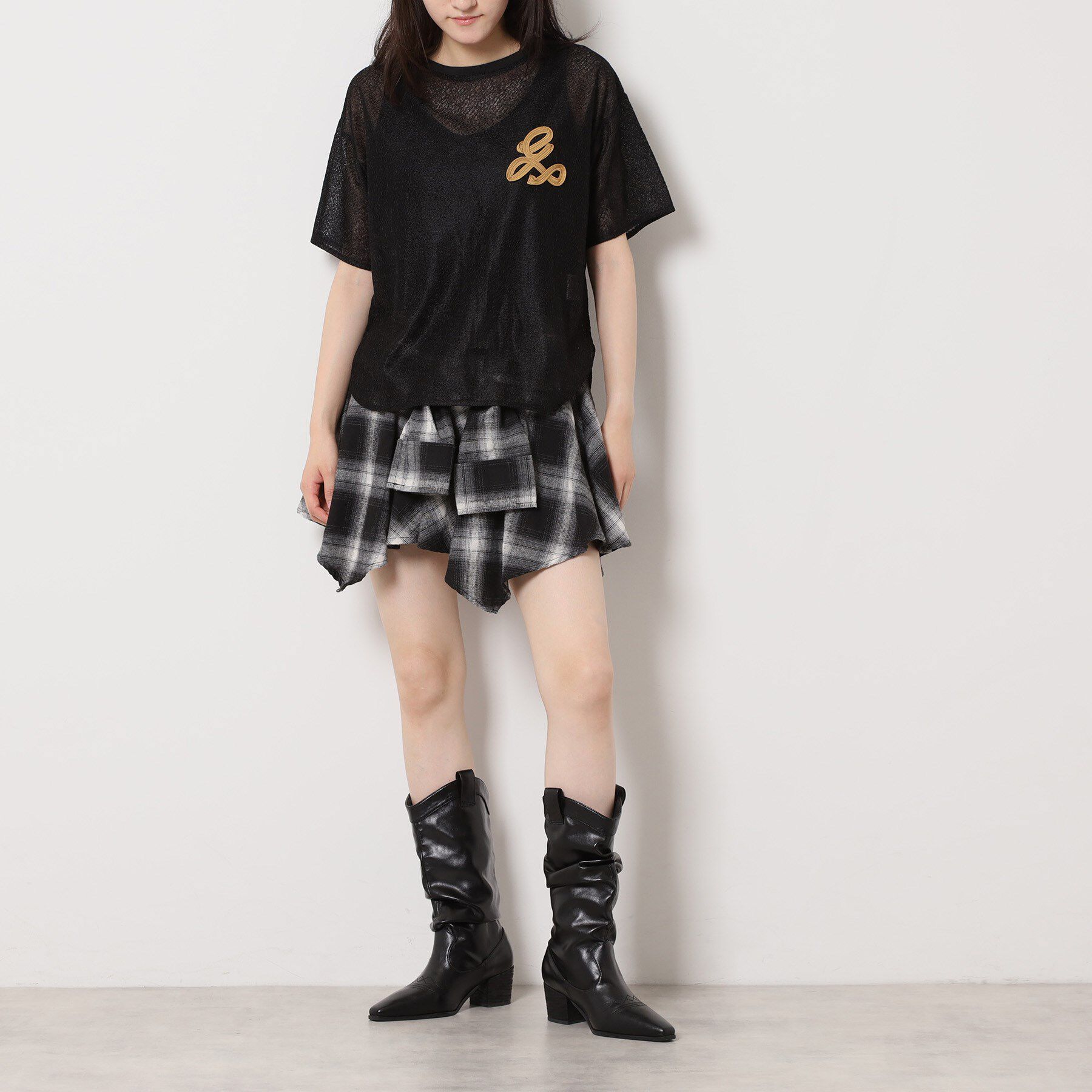 ESPERANZA「シャーリングウエスタンブーツ」|ショートブーツ|