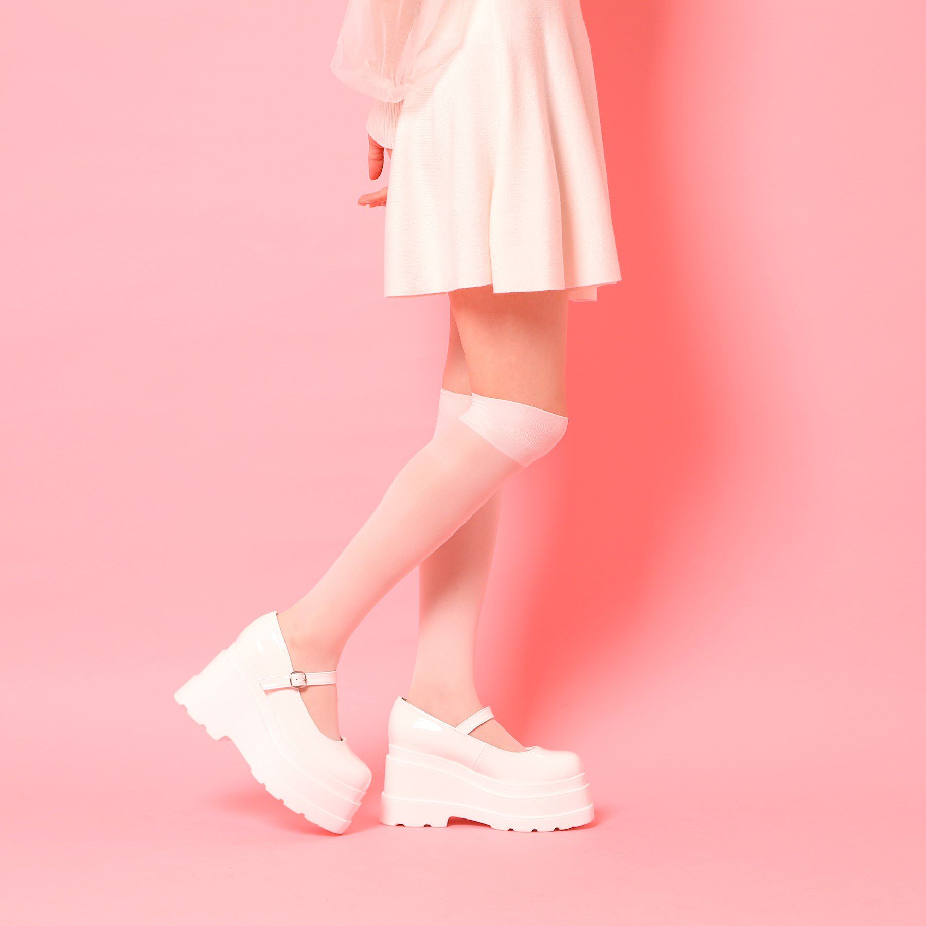 csT&P「ストラップ厚底パンプス」|パンプス|