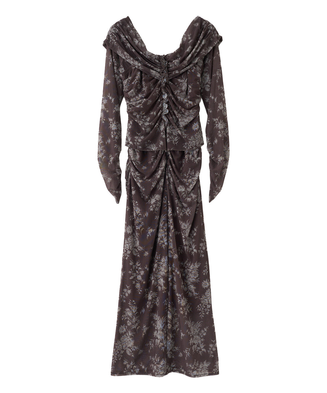 COCO DEAL「フラワープリントメッシュワンピース」|ワンピース|