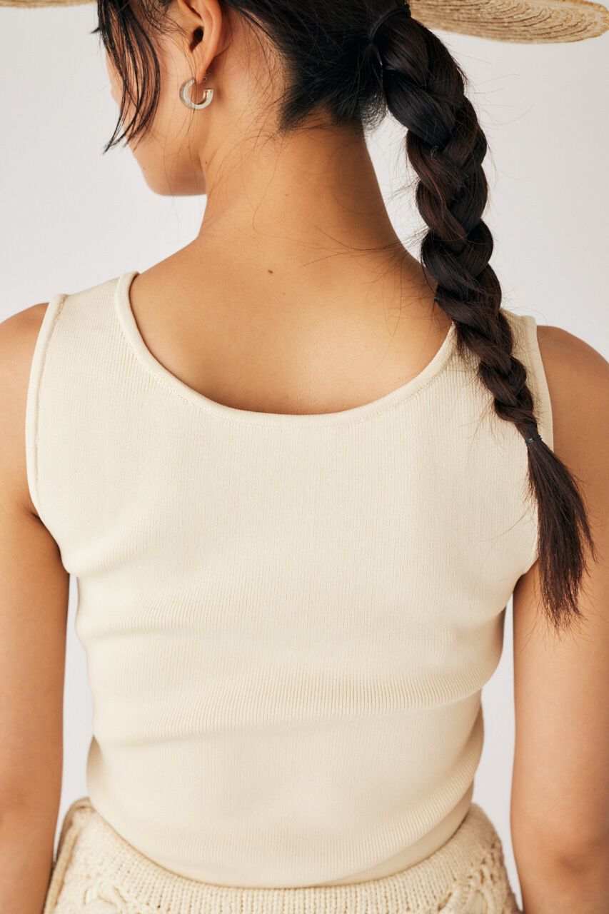 MOUSSY「KNIT タンクトップ」|タンクトップ|