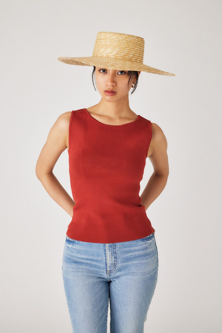 MOUSSY「KNIT タンクトップ」|タンクトップ|