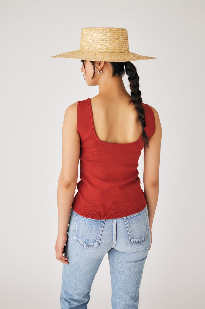 MOUSSY「KNIT タンクトップ」|タンクトップ|