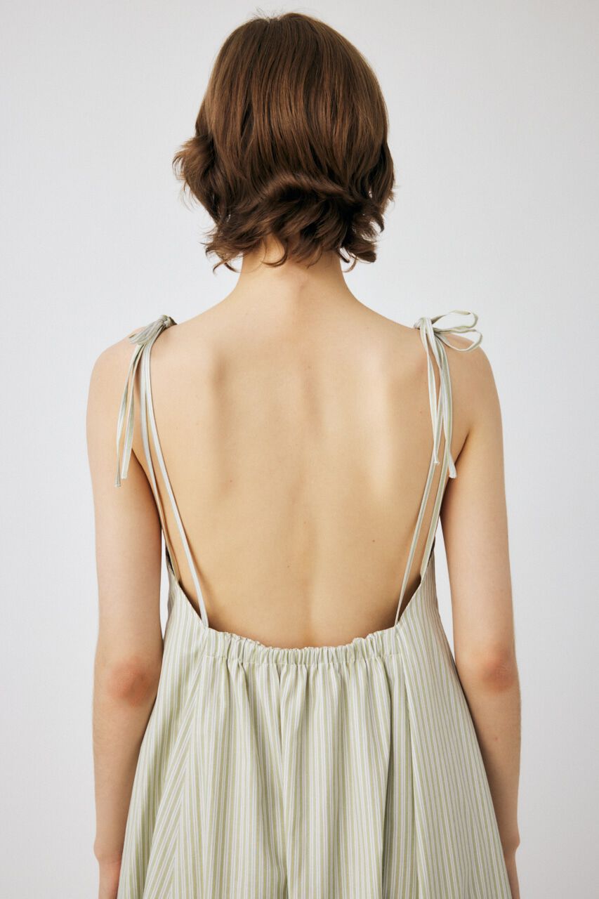 MOUSSY「OPEN BACK FLARE ドレス」|ワンピース|