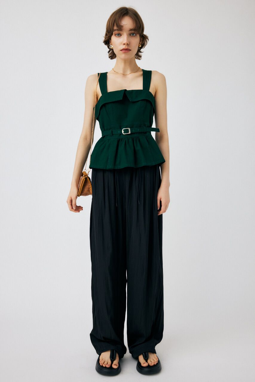 MOUSSY「DRAWSTRING WRINKLE パンツ」|その他|BLK