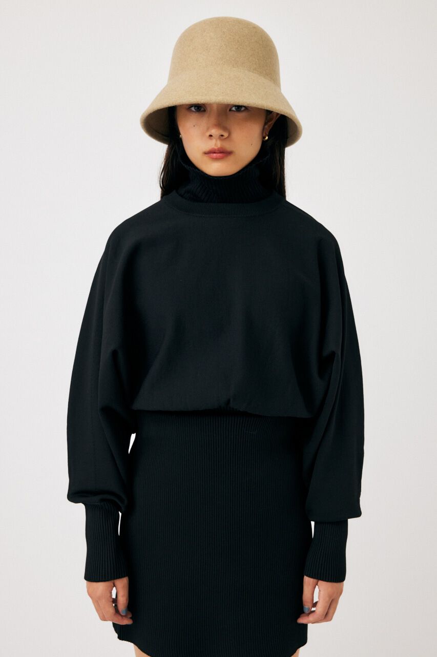 MOUSSY「KNIT COMBI MINI ドレス」|ワンピース|