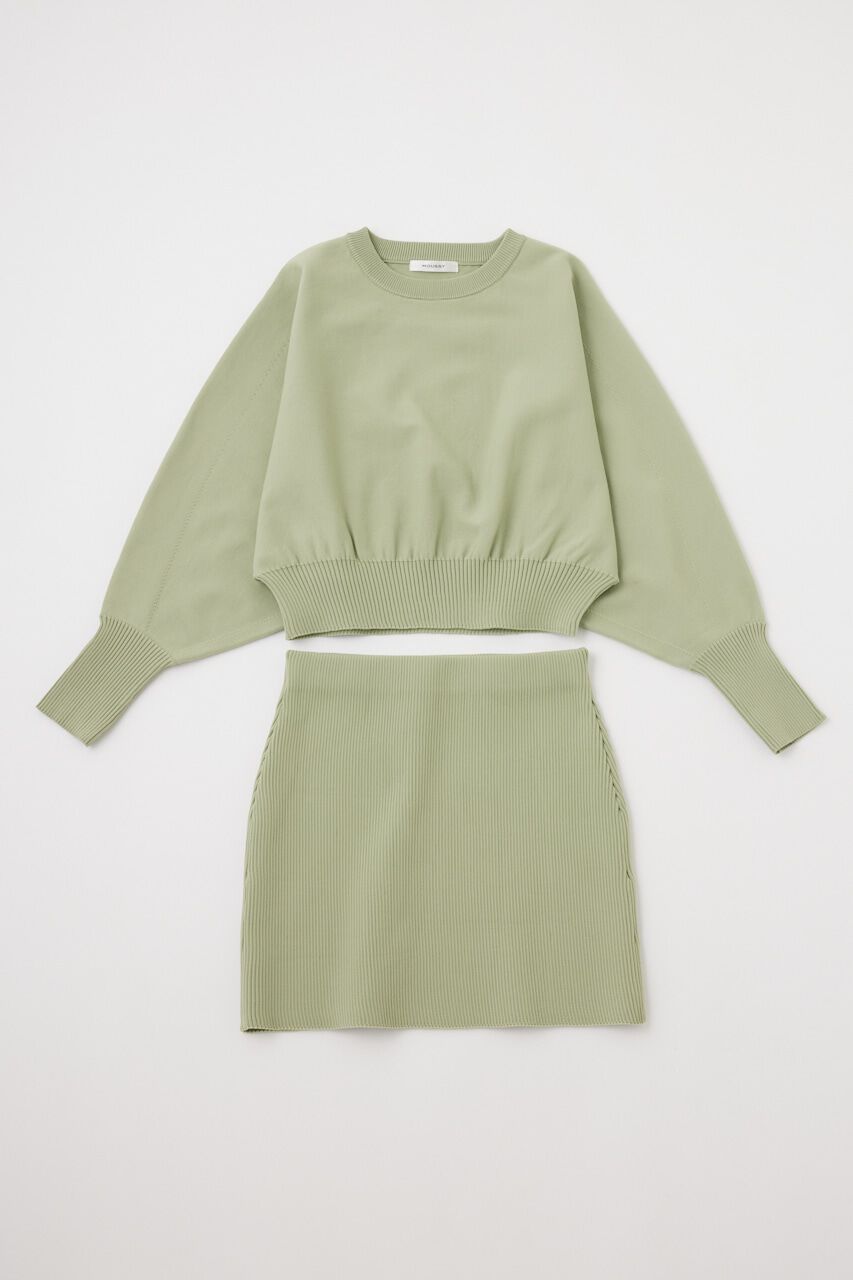 MOUSSY「KNIT COMBI MINI ドレス」|ワンピース|