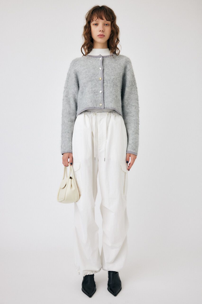 MOUSSY「ARGYLE SHAGGY カーディガン」|カーディガン|