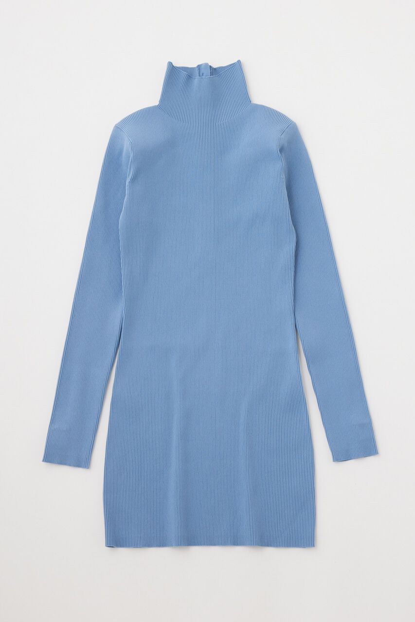 MOUSSY「ニット ミニ ドレス」|ワンピース|BLU