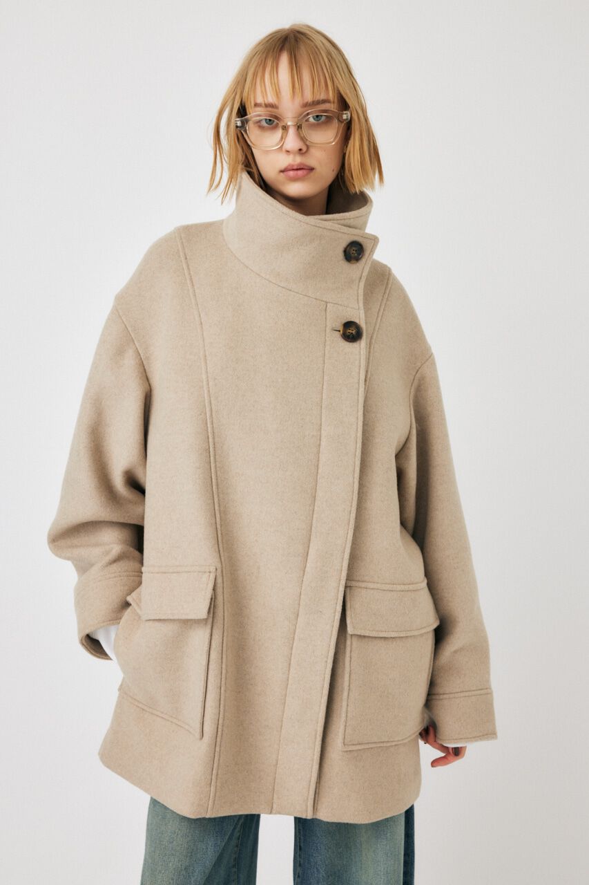 MOUSSY「STAND COLLAR MIDDLE コート」|その他|