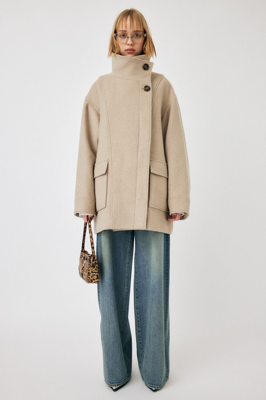 MOUSSY「STAND COLLAR MIDDLE コート」|その他|