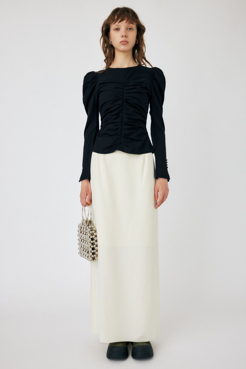 MOUSSY「PUFF SLEEVE GATHER ブラウス」|シャツ・ブラウス|