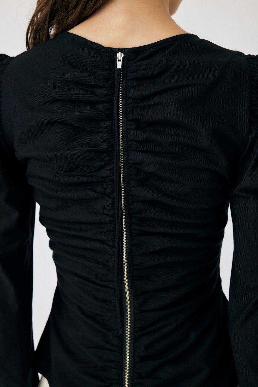 MOUSSY「PUFF SLEEVE GATHER ブラウス」|シャツ・ブラウス|