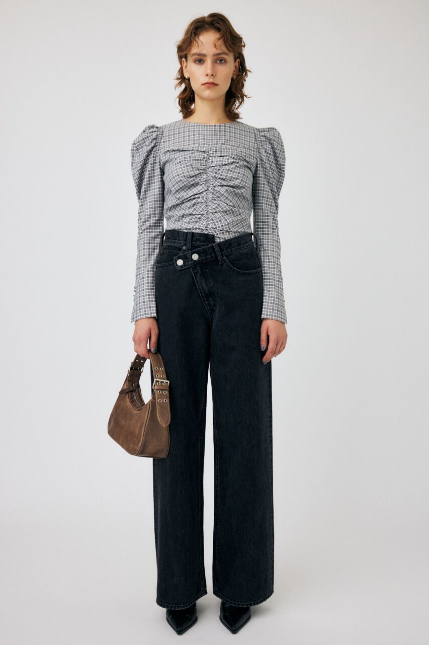 MOUSSY「PUFF SLEEVE GATHER ブラウス」|シャツ・ブラウス|