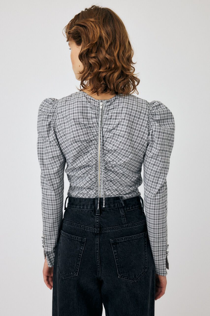 MOUSSY「PUFF SLEEVE GATHER ブラウス」|シャツ・ブラウス|