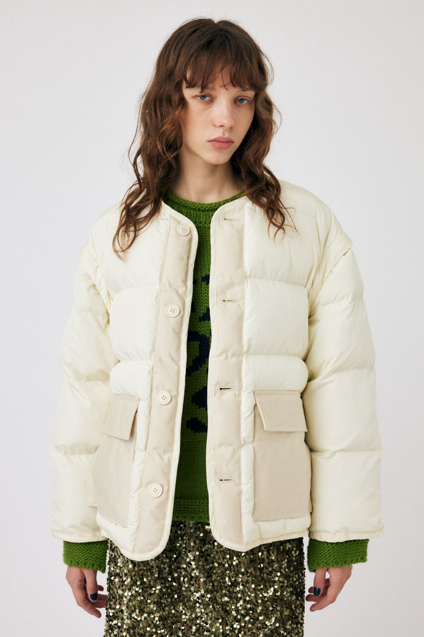 MOUSSY「MILITARY LAYERED PUFFER ジャケット」|その他|IVOY3