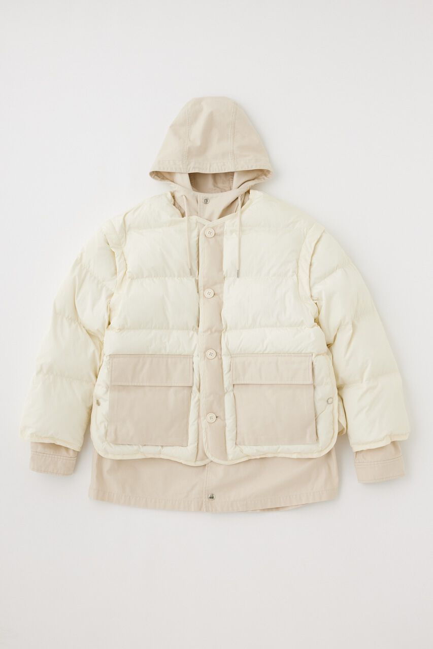 MOUSSY「MILITARY LAYERED PUFFER ジャケット」|その他|