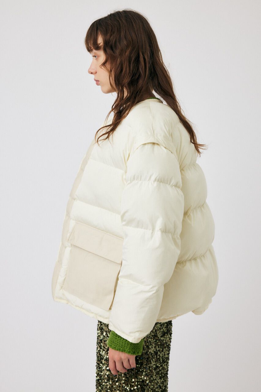 MOUSSY「MILITARY LAYERED PUFFER ジャケット」|その他|