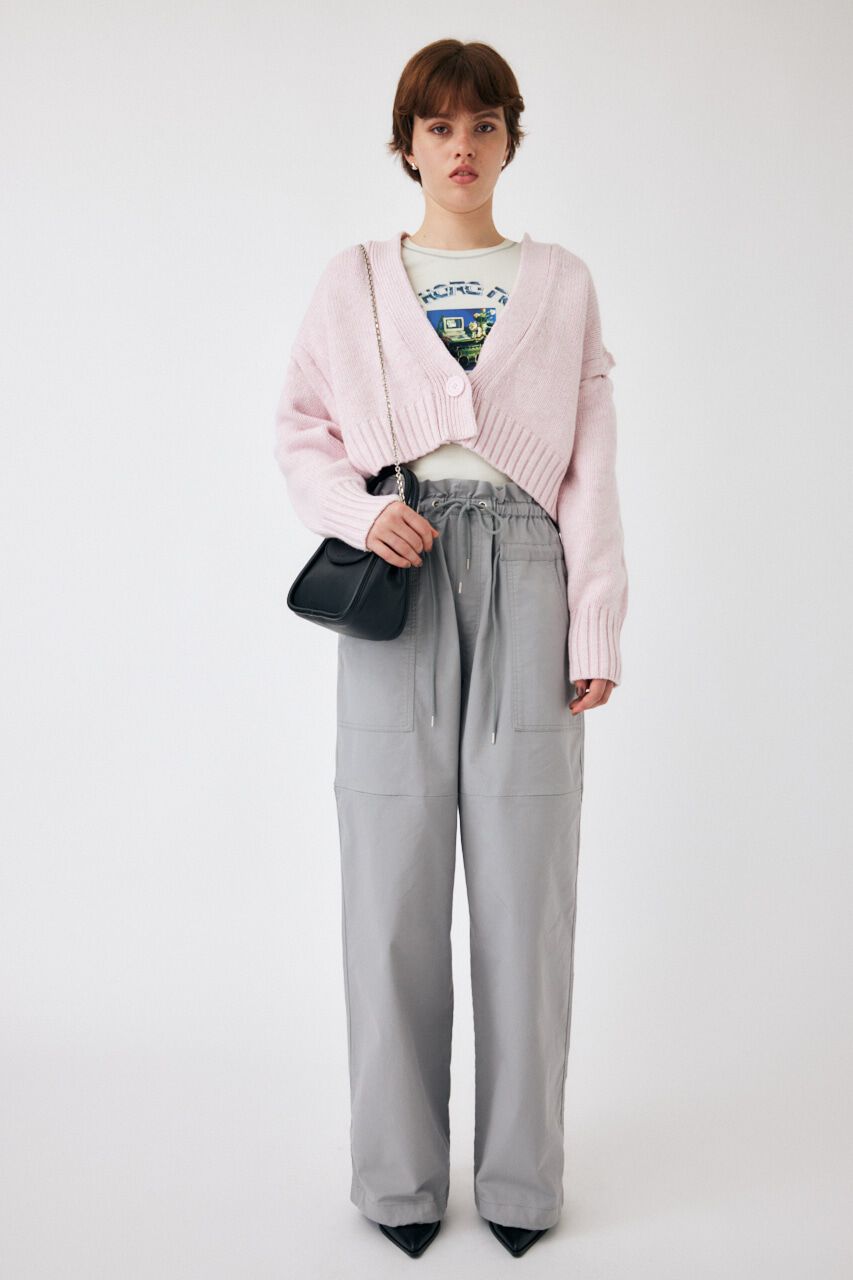 MOUSSY「DOUBLE WAIST UTILITY パンツ」|その他|GRY