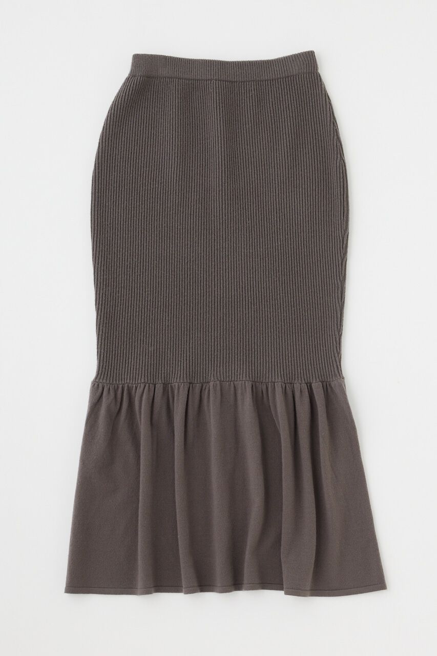 MOUSSY「SWITCHING RIB KNIT スカート」|スカート|