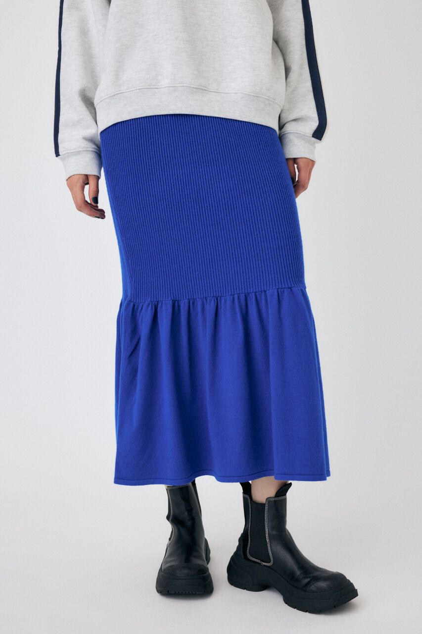 MOUSSY「SWITCHING RIB KNIT スカート」|スカート|