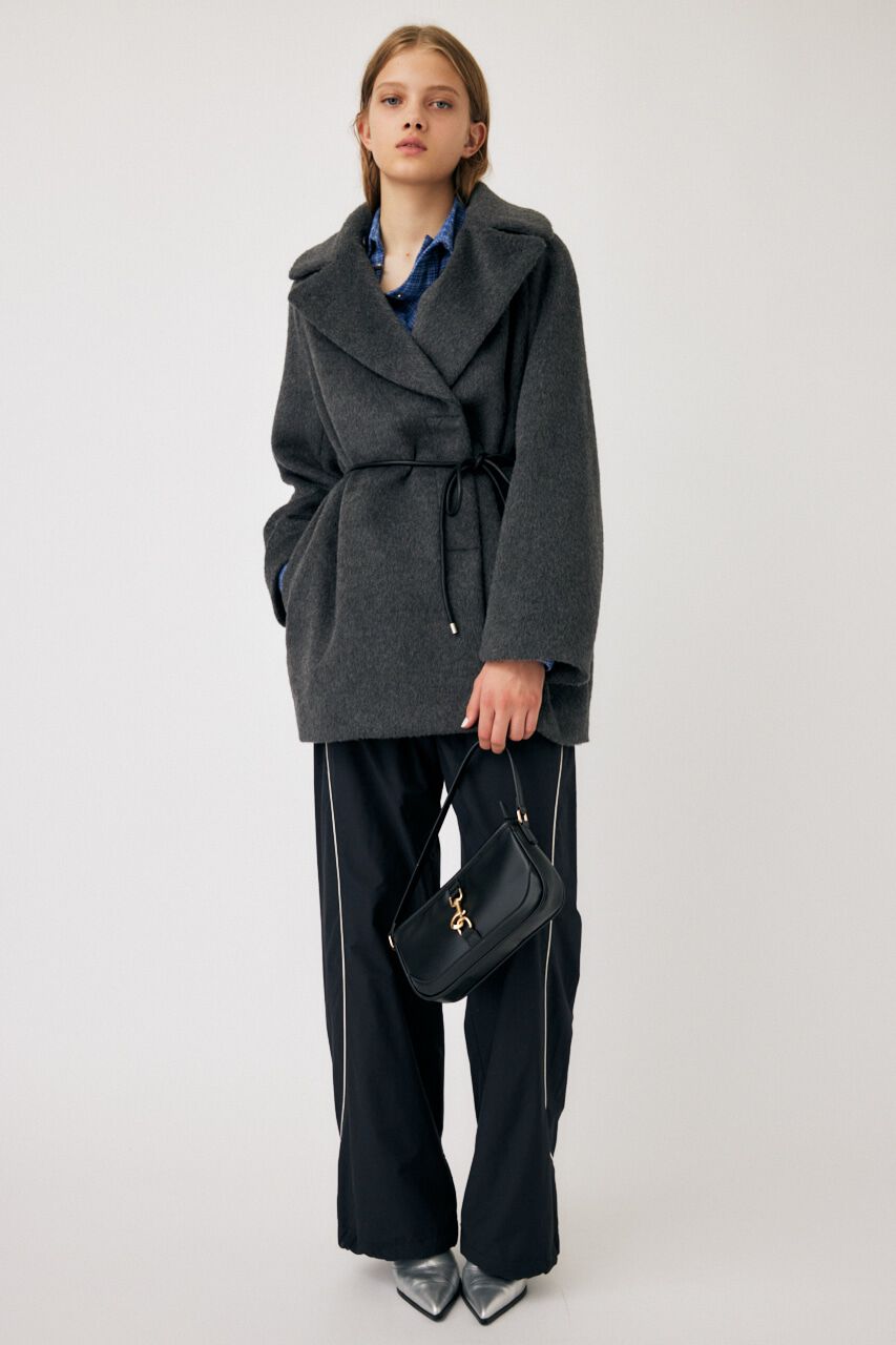 MOUSSY「BIG COLLAR MINI コート」|その他|