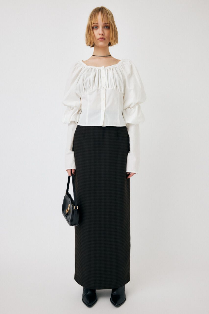 MOUSSY「HOUNDSTOOTH PENCIL スカート」|スカート|