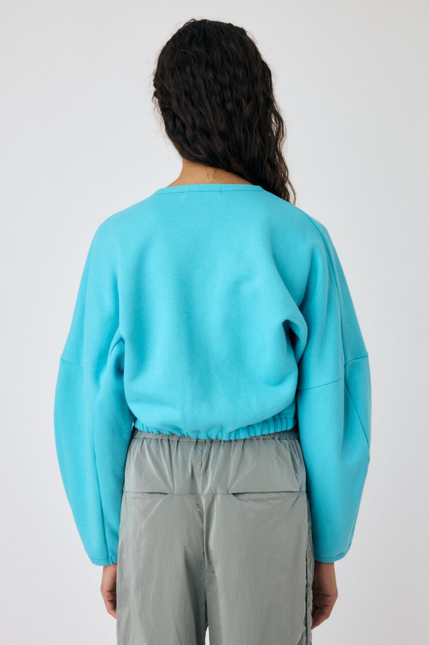 MOUSSY「CURVE SLEEVE TERRY カーディガン」|カーディガン|