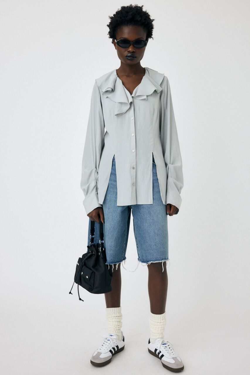 MOUSSY「RUFFLE ブラウス」|シャツ・ブラウス|