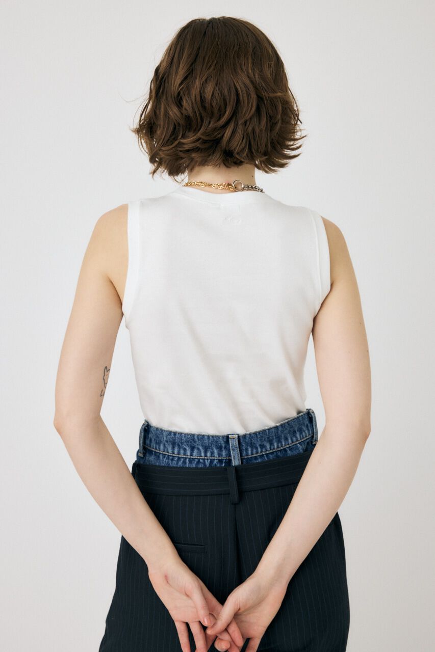 MOUSSY「SUVIN GIZA BASIC タンク」|Tシャツ・カットソー|