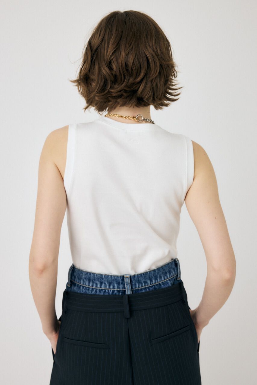 MOUSSY「SUVIN GIZA BASIC タンク」|Tシャツ・カットソー|