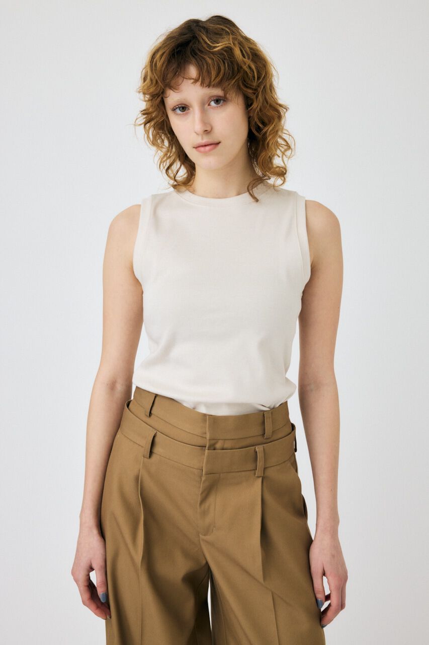 MOUSSY「SUVIN GIZA BASIC タンク」|Tシャツ・カットソー|