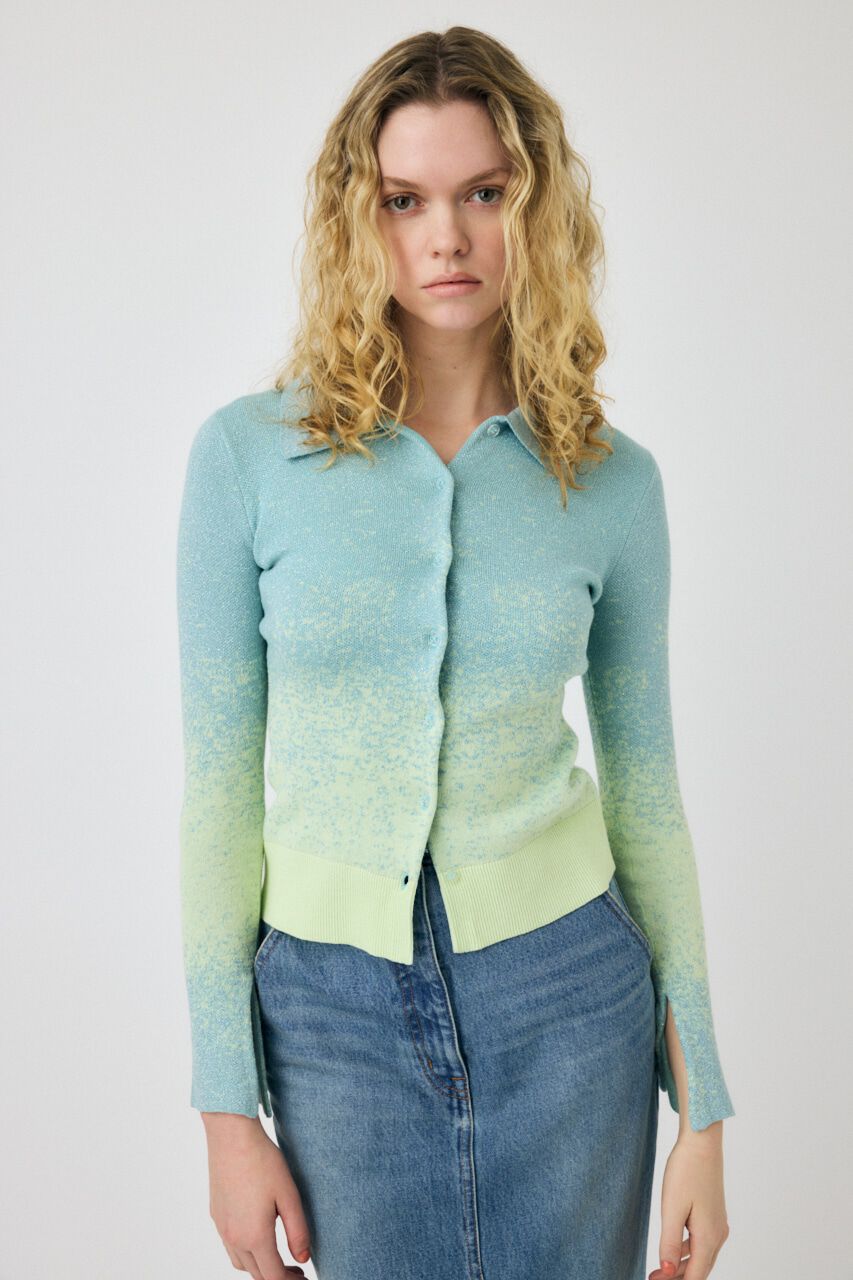 MOUSSY「KNIT SHIRT カーディガン」|シャツ・ブラウス|