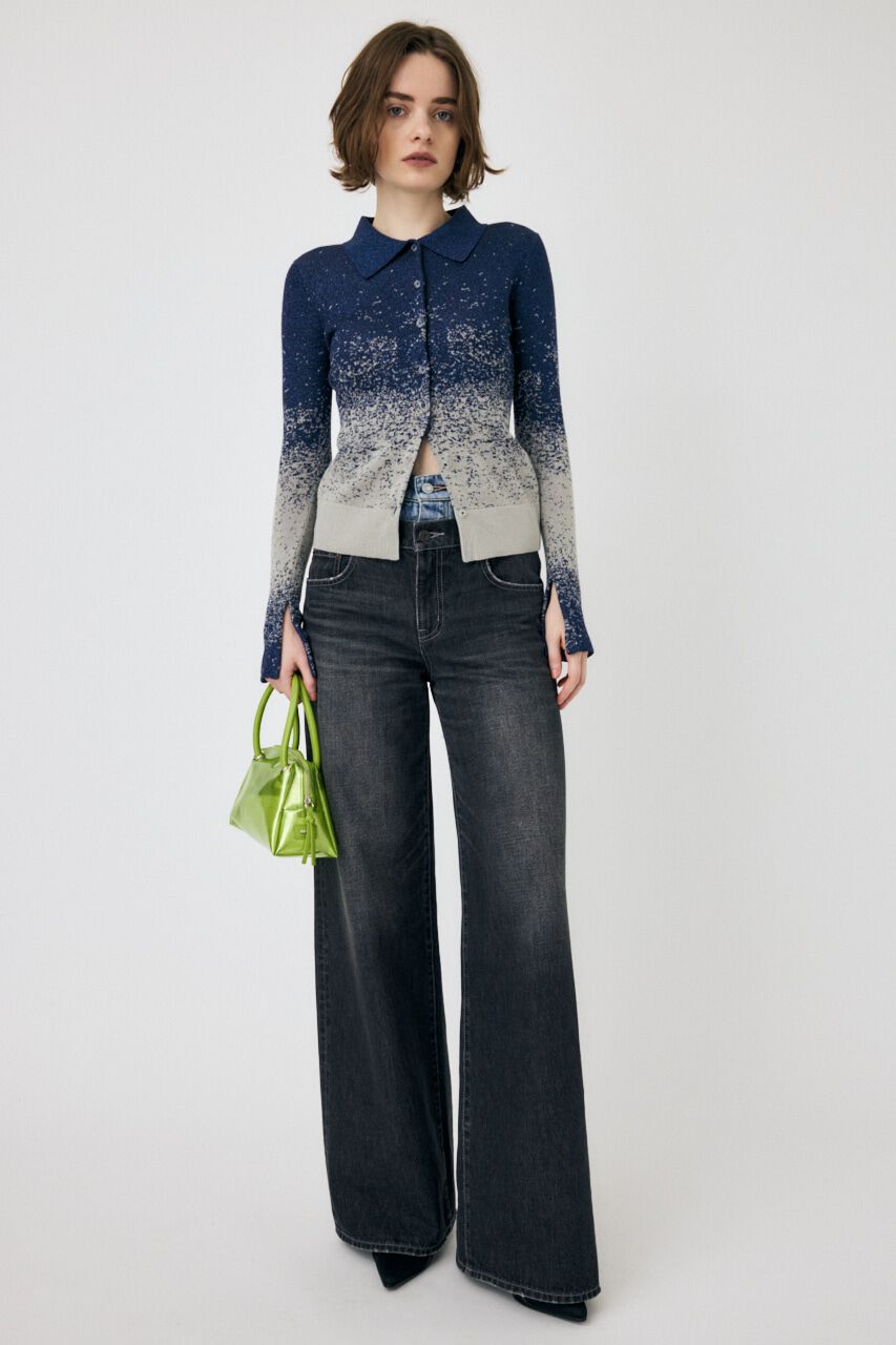 MOUSSY「KNIT SHIRT カーディガン」|シャツ・ブラウス|