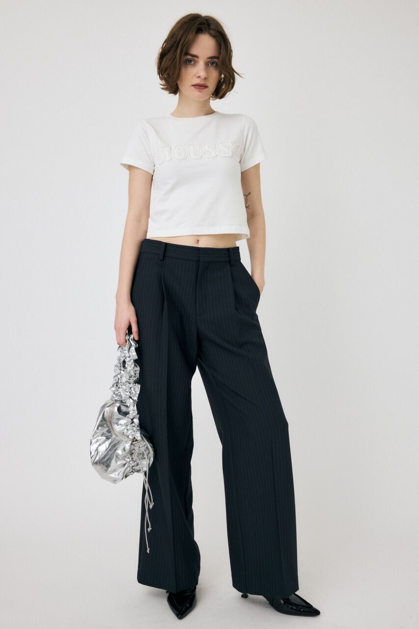 MOUSSY「PATCH DENIM MOUSSY TINY Tシャツ」|Tシャツ・カットソー|