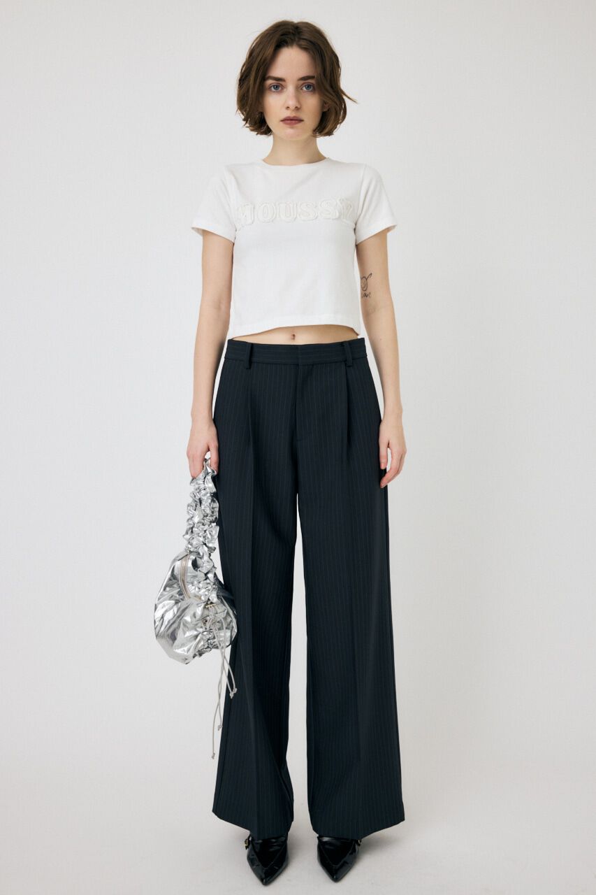 MOUSSY「PATCH DENIM MOUSSY TINY Tシャツ」|Tシャツ・カットソー|