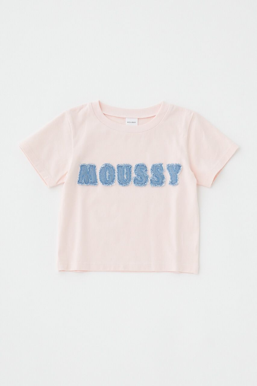 MOUSSY「PATCH DENIM MOUSSY TINY Tシャツ」|Tシャツ・カットソー|