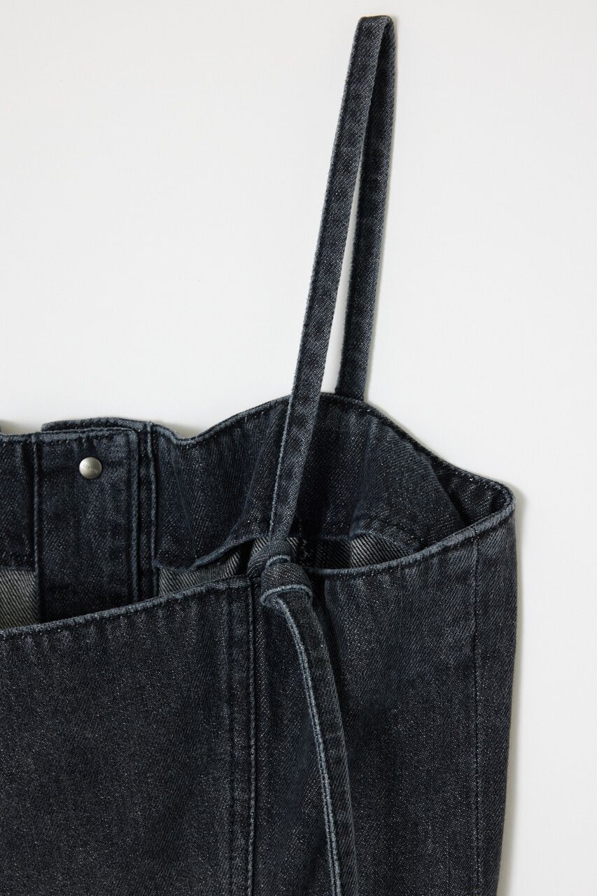 MOUSSY「DENIM LONG CAMI ドレス」|ワンピース|