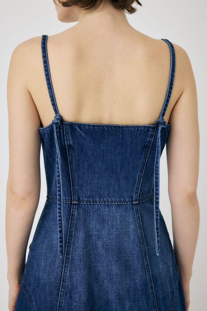 MOUSSY「DENIM LONG CAMI ドレス」|ワンピース|