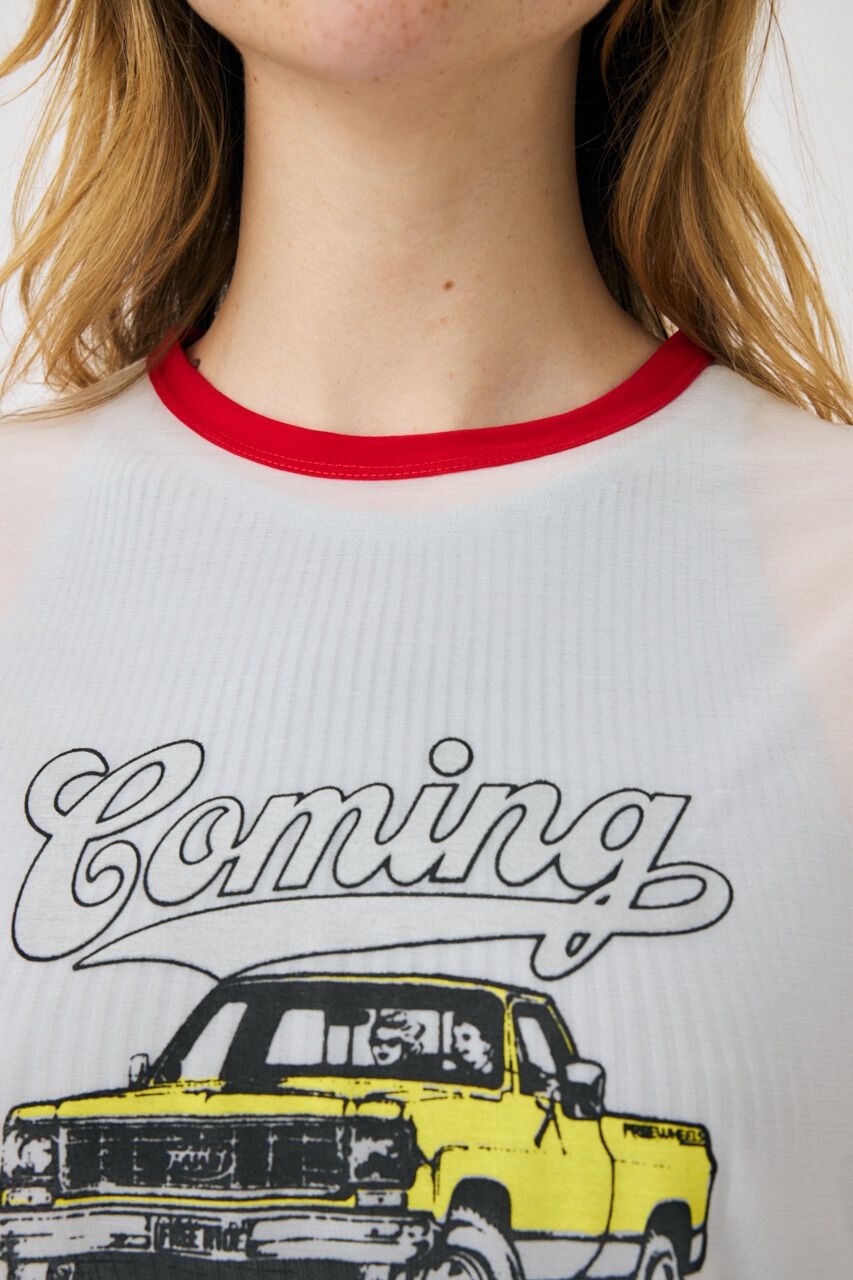 MOUSSY「AUTO SUPPLY SHEER Tシャツ」|Tシャツ・カットソー|