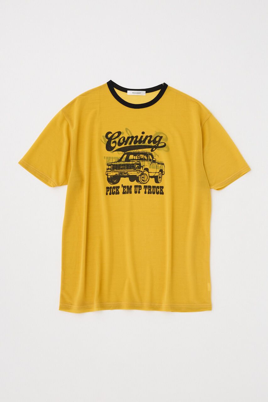 MOUSSY「AUTO SUPPLY SHEER Tシャツ」|Tシャツ・カットソー|