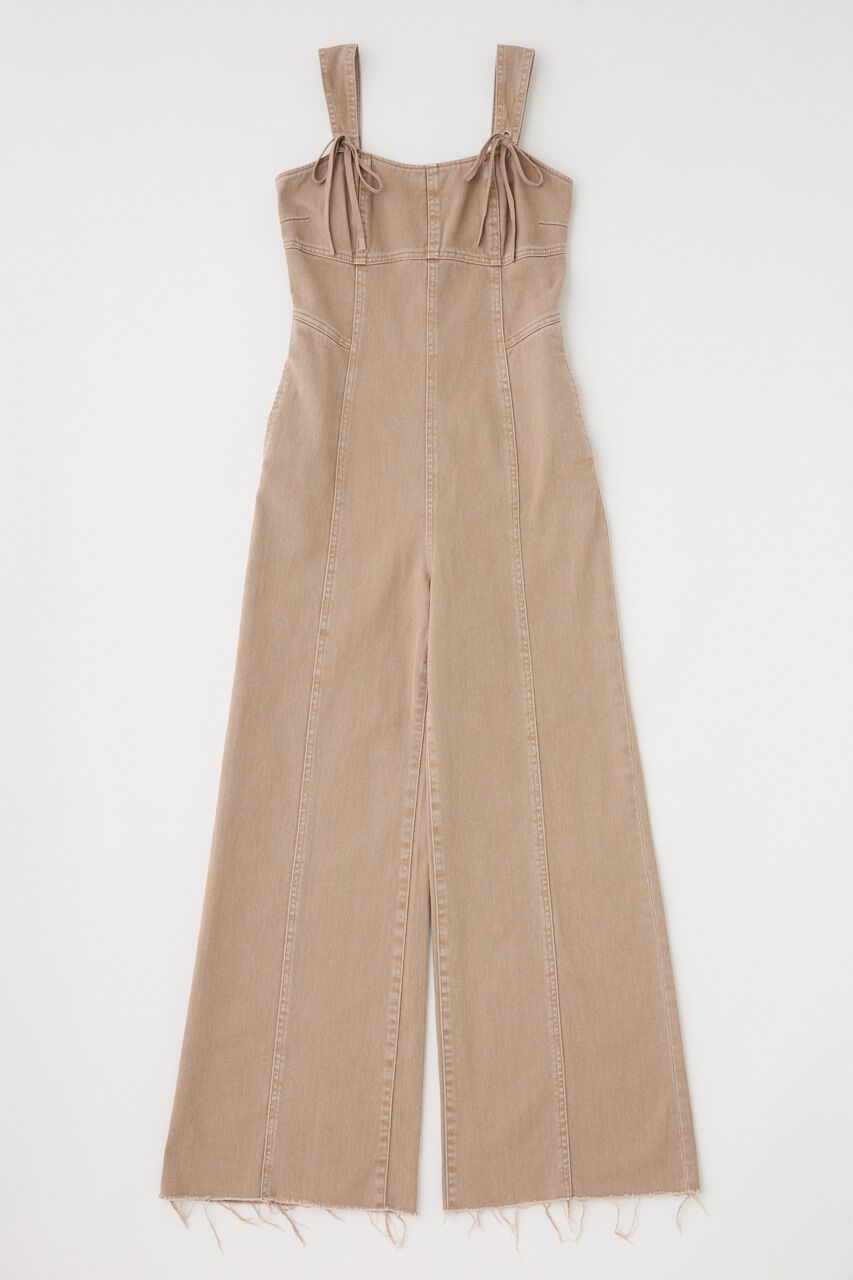 MOUSSY「CORSET STRAP DENIM ジャンプスーツ」|その他|