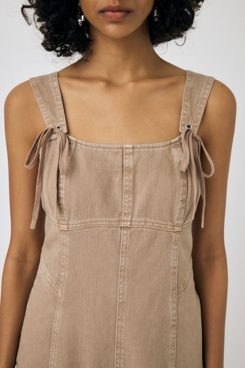 MOUSSY「CORSET STRAP DENIM ジャンプスーツ」|その他|