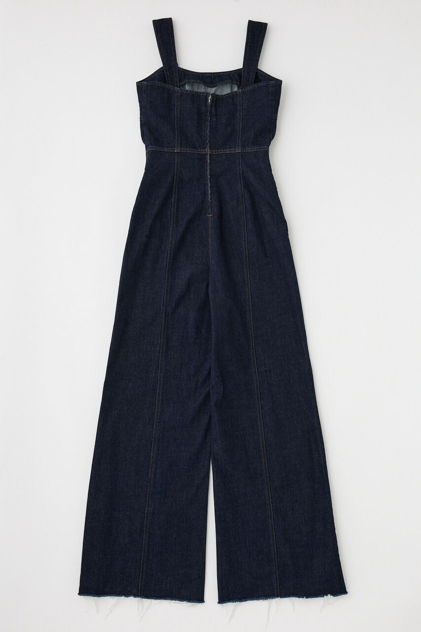 MOUSSY「CORSET STRAP DENIM ジャンプスーツ」|その他|