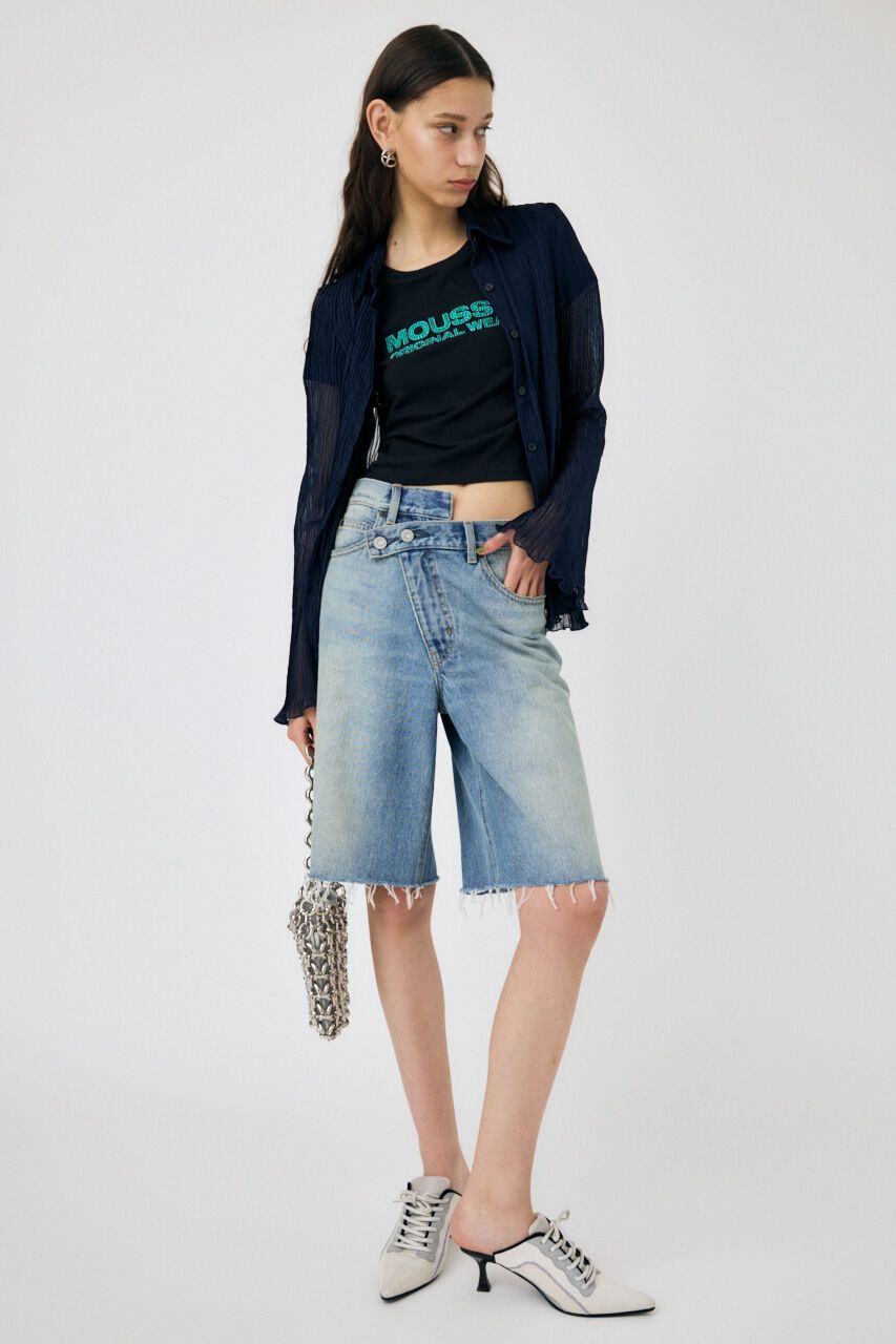 MOUSSY「RHINESTONE MOUSSY Tシャツ」|Tシャツ・カットソー|