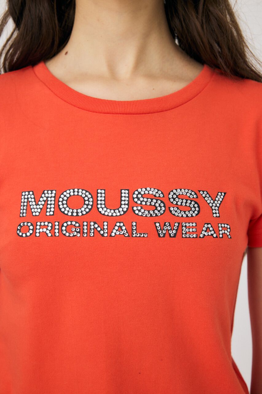 MOUSSY「RHINESTONE MOUSSY Tシャツ」|Tシャツ・カットソー|