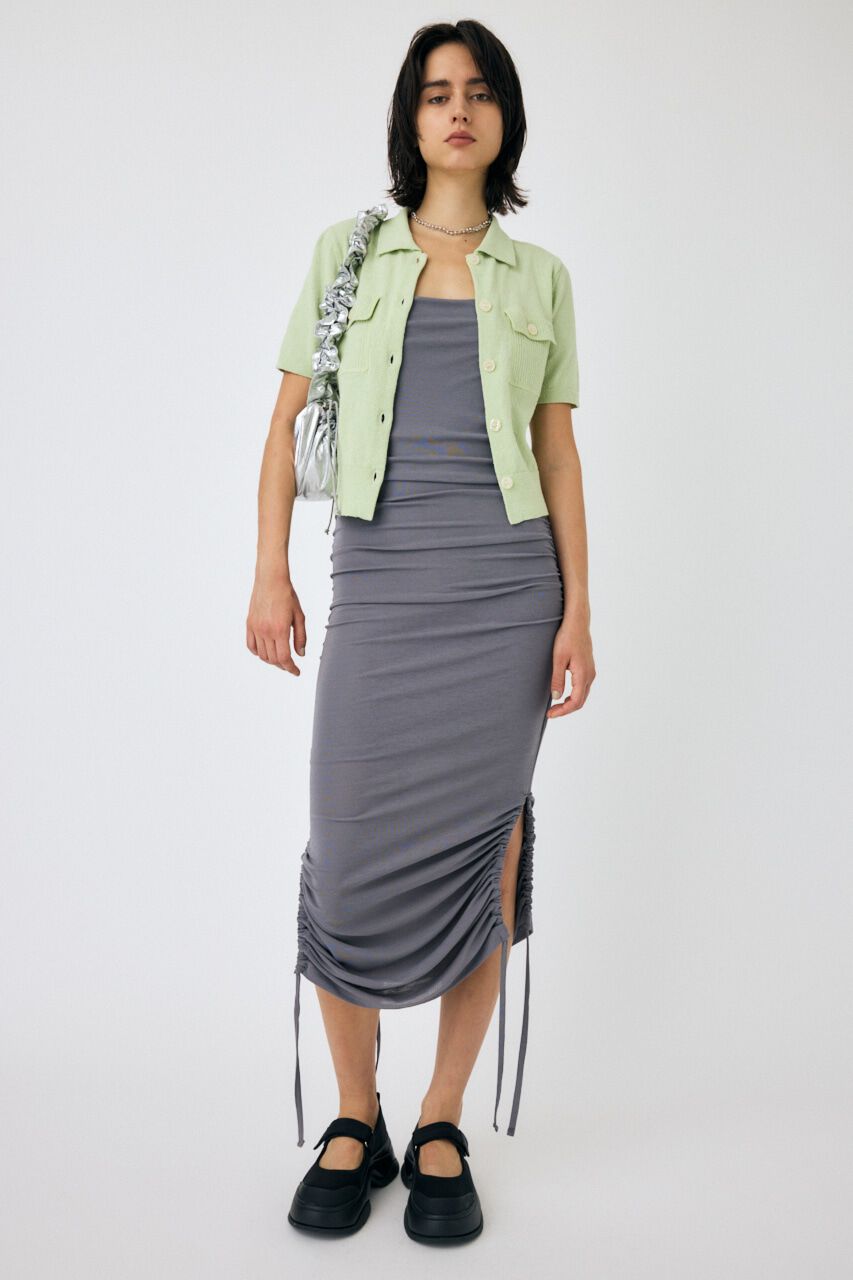 MOUSSY「DRAPE CAMI ドレス」|ワンピース|