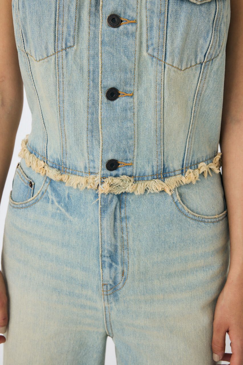 MOUSSY「SLEEVELESS REMAKE ジャンプスーツ」|その他|