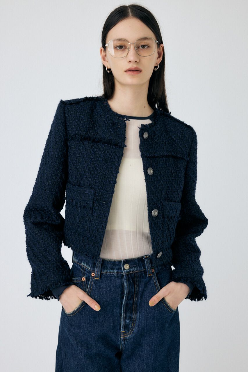 MOUSSY「COMPACT TWEED ジャケット」|その他|