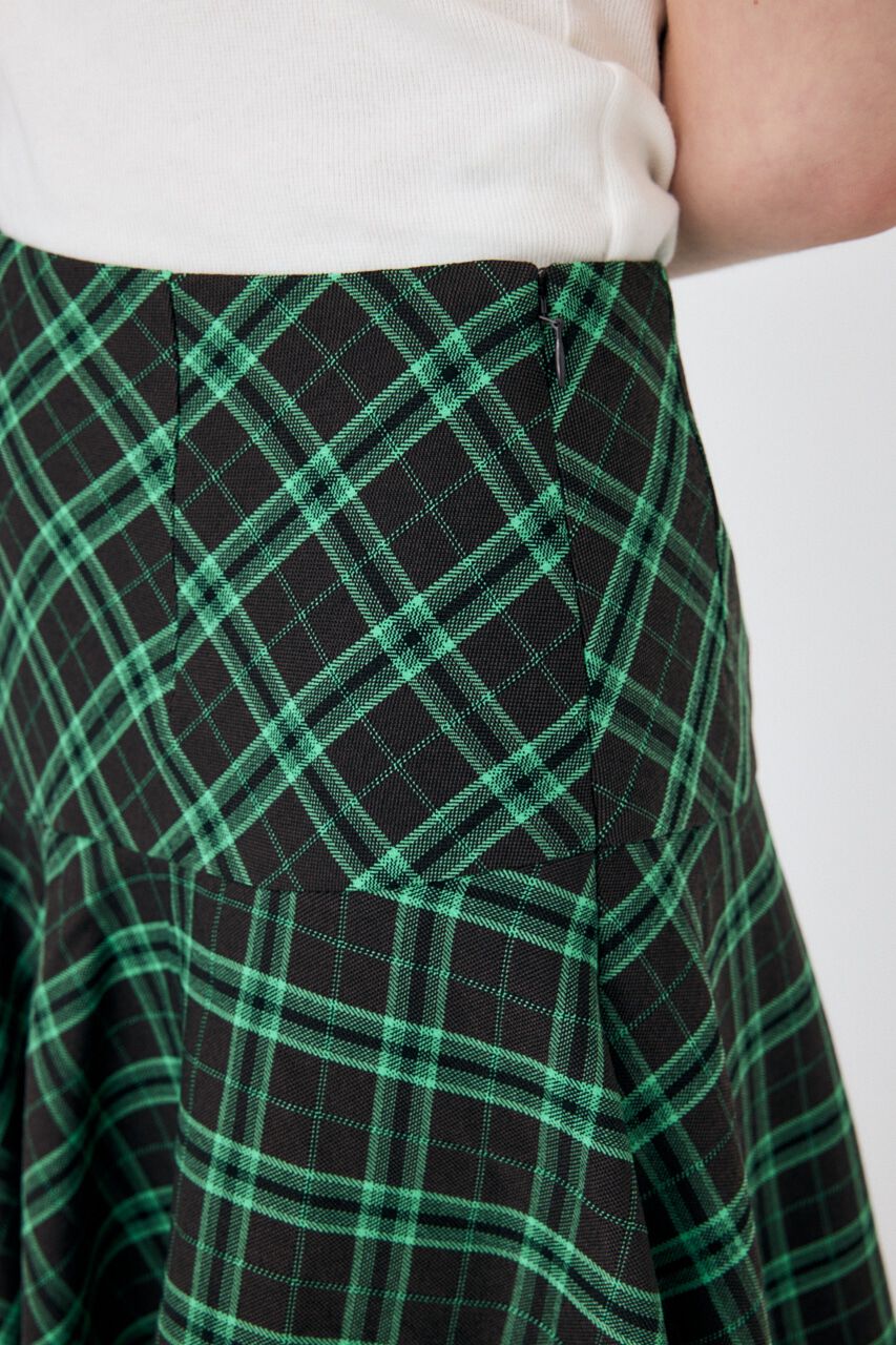 MOUSSY「TARTAN ASSYMMETRY ミニスカート」|スカート|