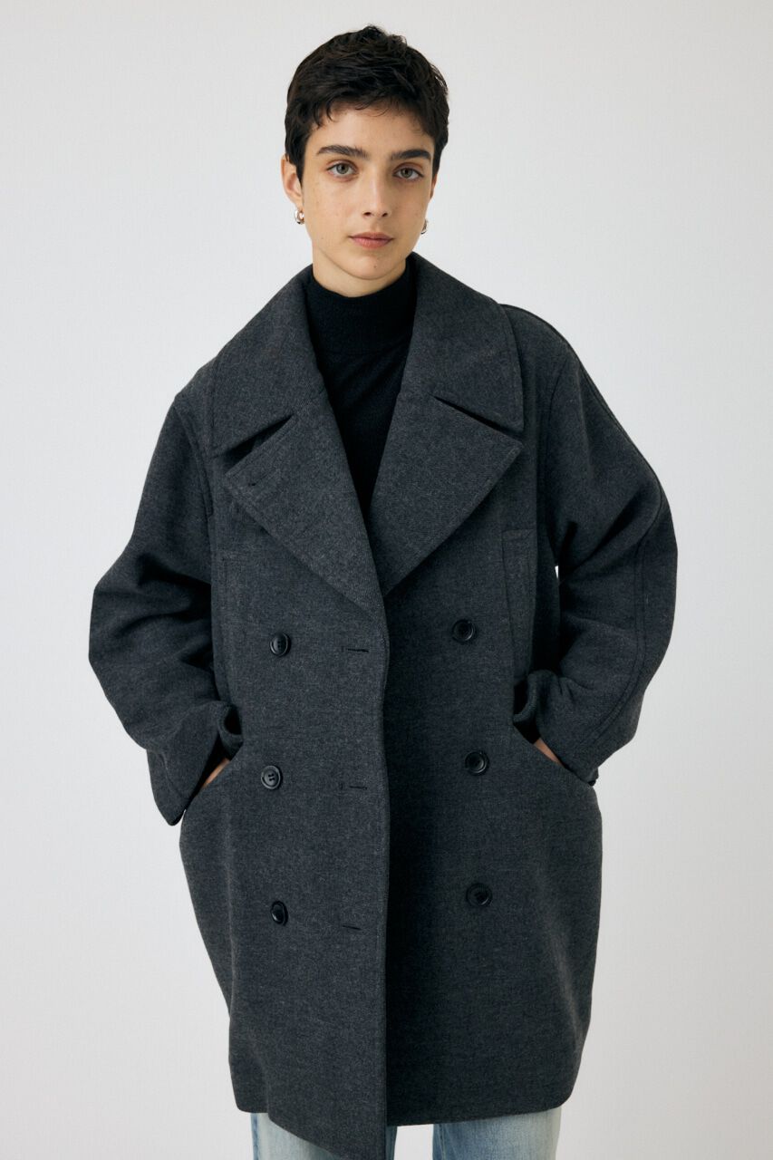 MOUSSY「DOUBLE BREASTED ミドルコート」|その他|